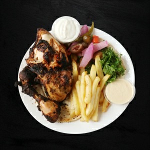 دجاج عالفحم